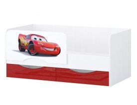 Белый древесный / Красный металлик, ф/п 