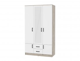 Дуб крафт серый / Белый