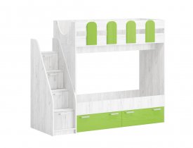 Лайм глянец / Дуб Крафт белый