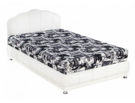 матрас абстракция / белый кожзам