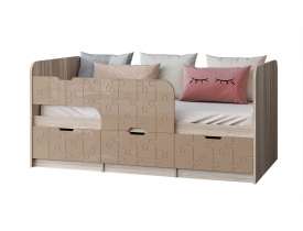 Латте глянец / Ясень шимо светлый (левый)