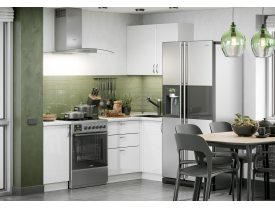 Белый глянец МДФ, фрезеровка 