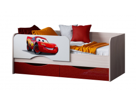 Ясень шимо светлый / Красный металлик, ф/п 