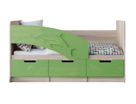 Салатовый металлик / Ясень шимо светлый (левый)