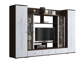 Венге / Белый матовый