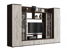 Венге / Скандинавский дуб белый