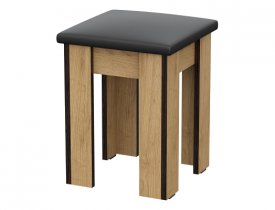 Дуб Золотой / Экокожа Черный SL